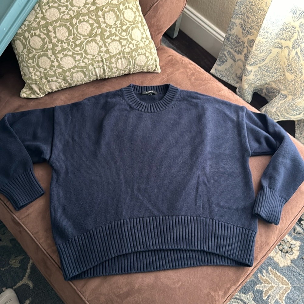 Quince Navy sweater